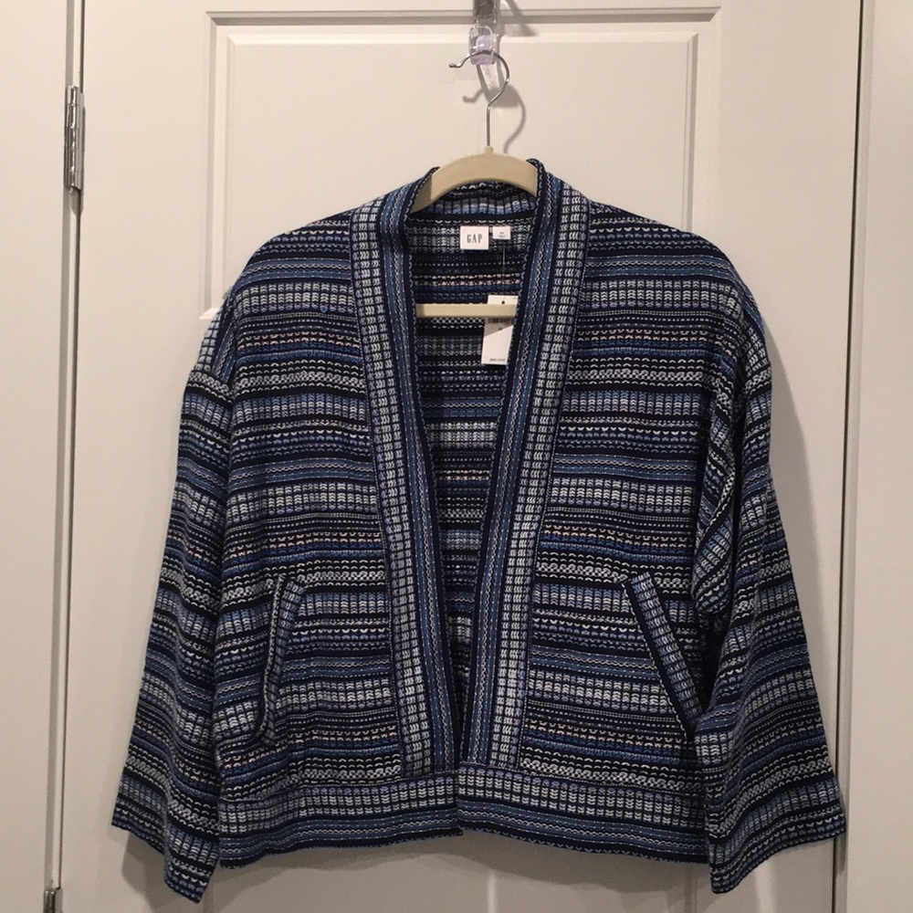 Gap Blue Striped Jacket